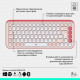 Комплект (клавіатура, миша) бездротовий Logitech Pop Icon Combo Rose (920-013142)