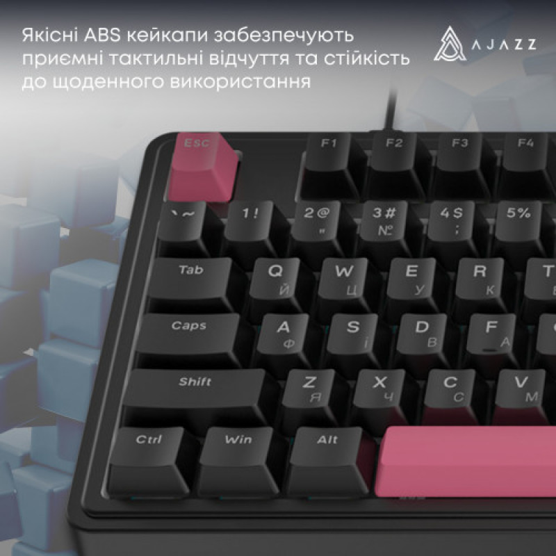 Клавиатура Ajazz AK980 Red Switch Black USB-C (AK980-R-BR)