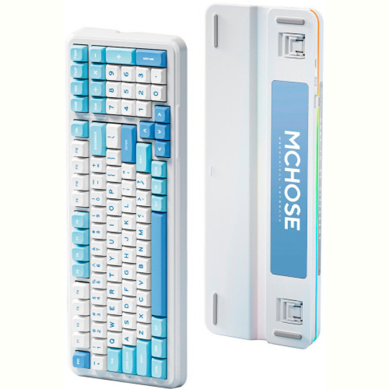 Клавиатура беспроводная MCHOSE K99 Sky Blue (K99-1A)