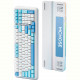 Клавиатура беспроводная MCHOSE K99 Sky Blue (K99-1A)