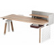 Компьютерный стол с электрорегулировкой высоты Sihoo D07 1.8m Maple/White