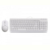 Комплект (клавіатура, миша) A4Tech F1512 White USB