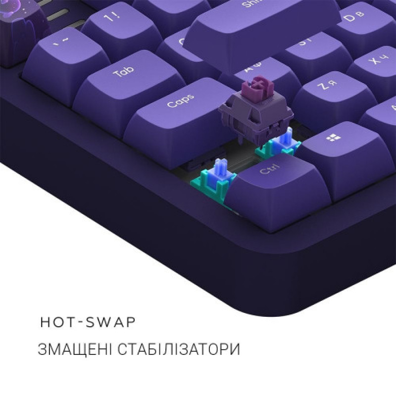 Клавіатура Dark Project ALU87 Celestial Violet (DPKB_CELESTIAL_87_ANSI_UA)