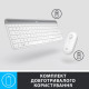 Комплект (клавиатура, мышь) беспроводной Logitech MK470 White USB (920-009205)