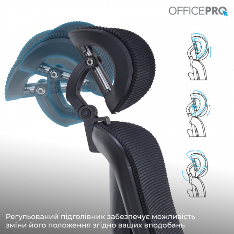 Офисное кресло Officepro Atlas OC630-B-B-B