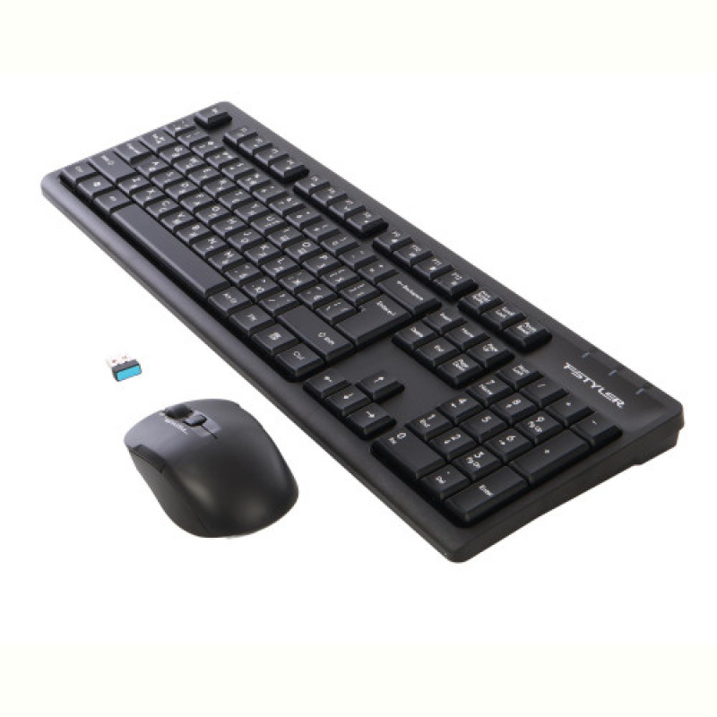 Комплект (клавіатура, миша) бездротовий A4Tech FG1200S Black
