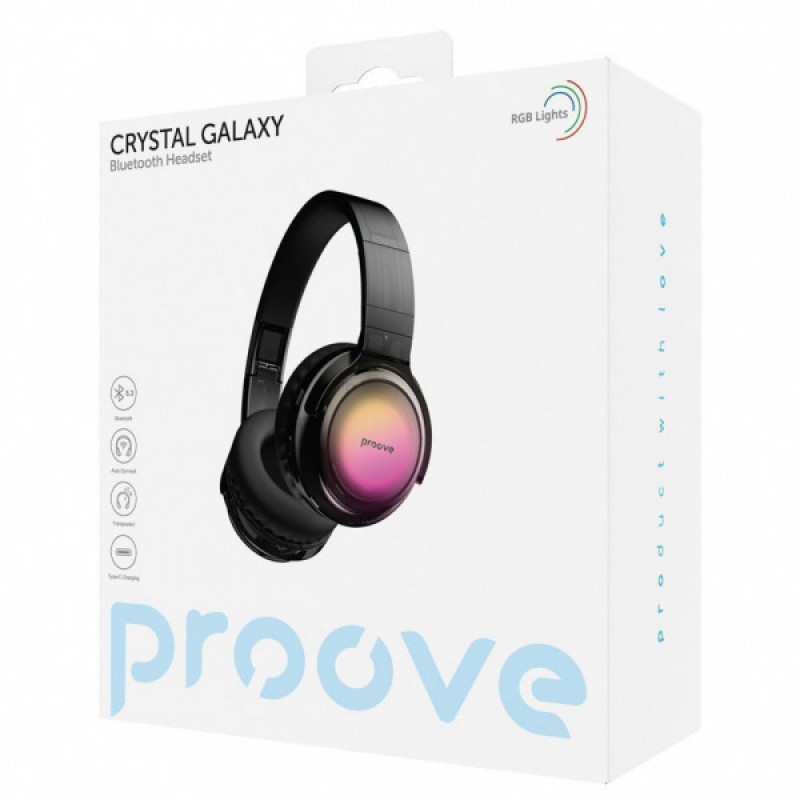 Бездротові навушники Proove Crystal Galaxy transparent white (HPCG00010002)