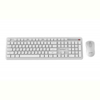 Комплект (клавіатура, миша) бездротовий Gembird KBS-WPS-01-W-CYRL White