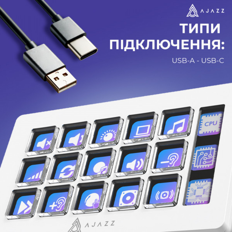 Контролер для стримінгу AKP153E White (AKP153E-W)