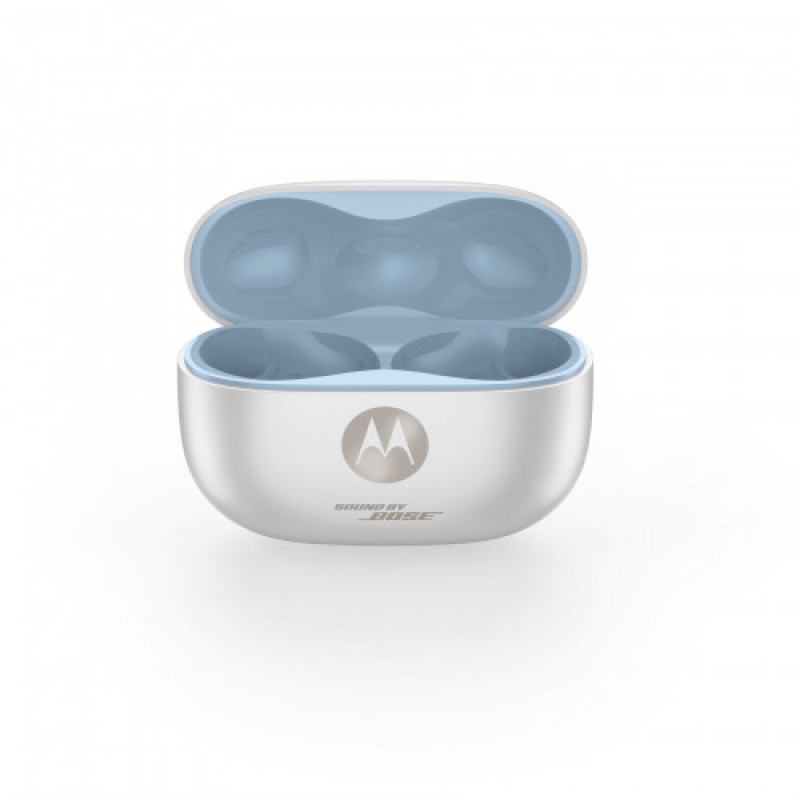Bluetooth-гарнітура Motorola Moto Buds 2 Plus Cool White (PG38C08069)