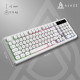 Клавіатура Ajazz AF98 Black USB-C White (AF98-W)