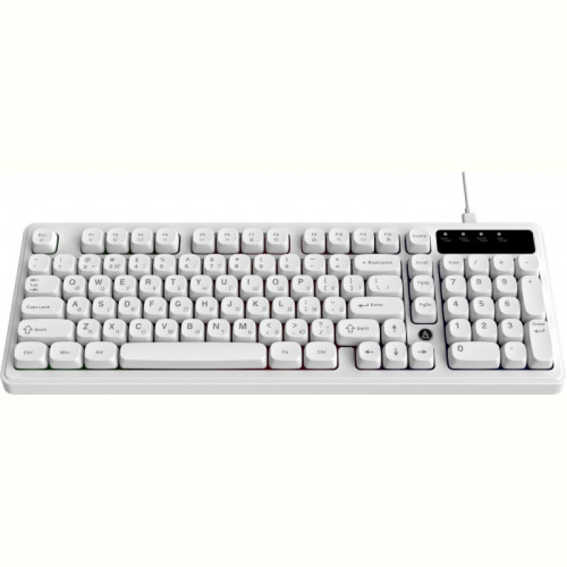 Клавіатура Ajazz AF98 Black USB-C White (AF98-W)