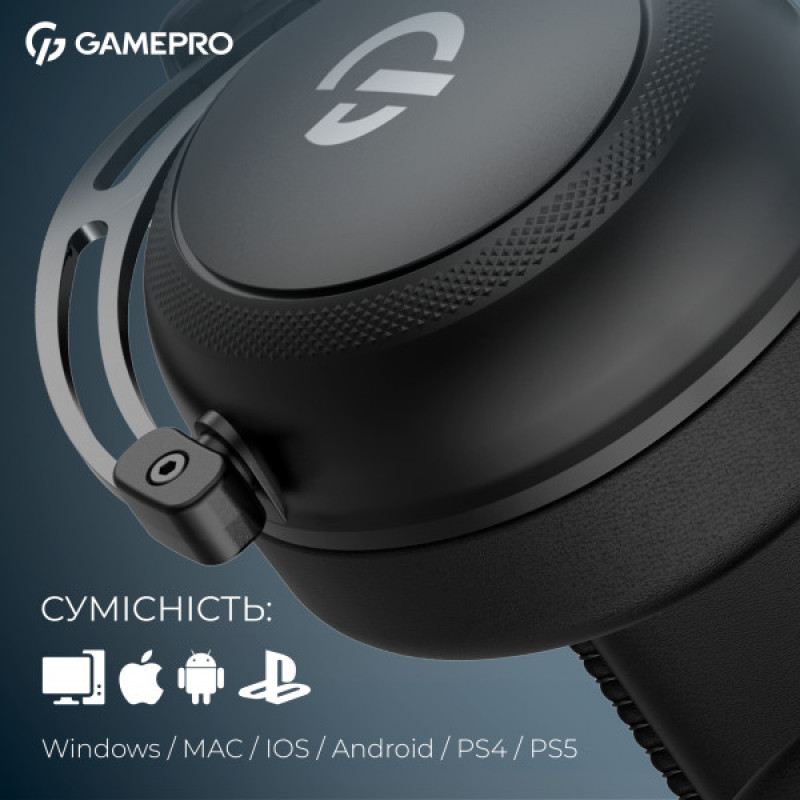 Бездротова ігрова гарнітура GamePro Asgard Skald (HS850B)