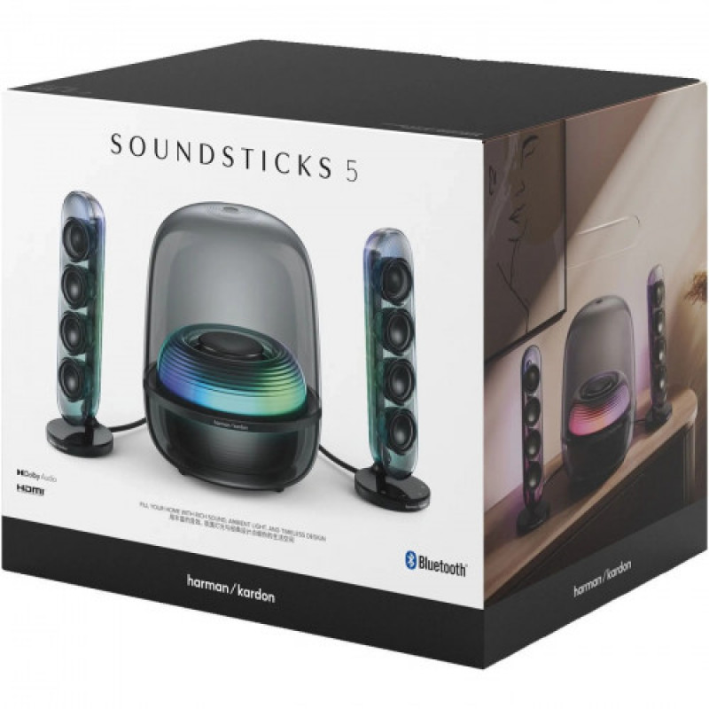 Акустическая система Harman/Kardon SoundSticks 5 Black (HKSOUNDSTK5BEP)