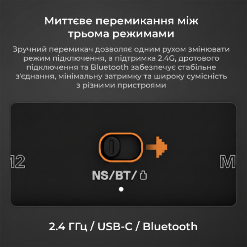 Геймпад Ajazz GP100S RGB Black