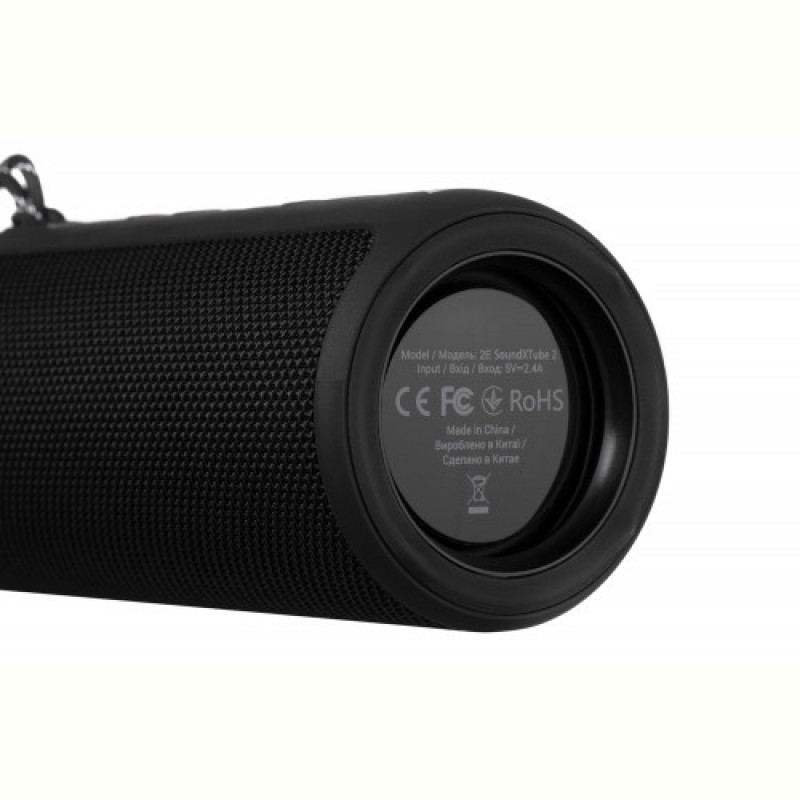 Акустична система 2E SoundXTube TWS MP3 Wireless Waterproof Black (2E-BSSXT2WBK)