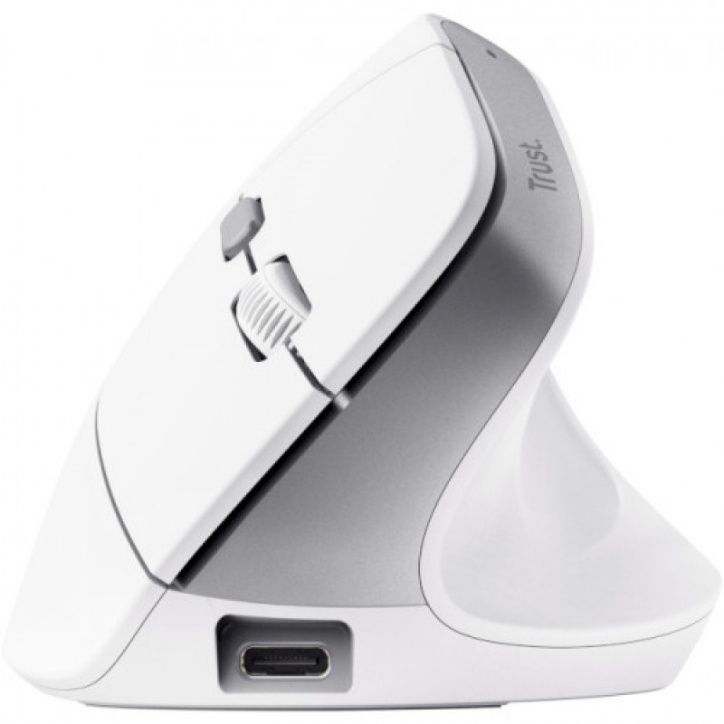 Мышь беспроводная Trust Bayo II Ergonomic White (25398)