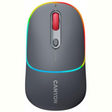 Миша бездротова Canyon MW-22 Dual Band RGB Wireless Dark Grey (CNS-CMSW22DG)