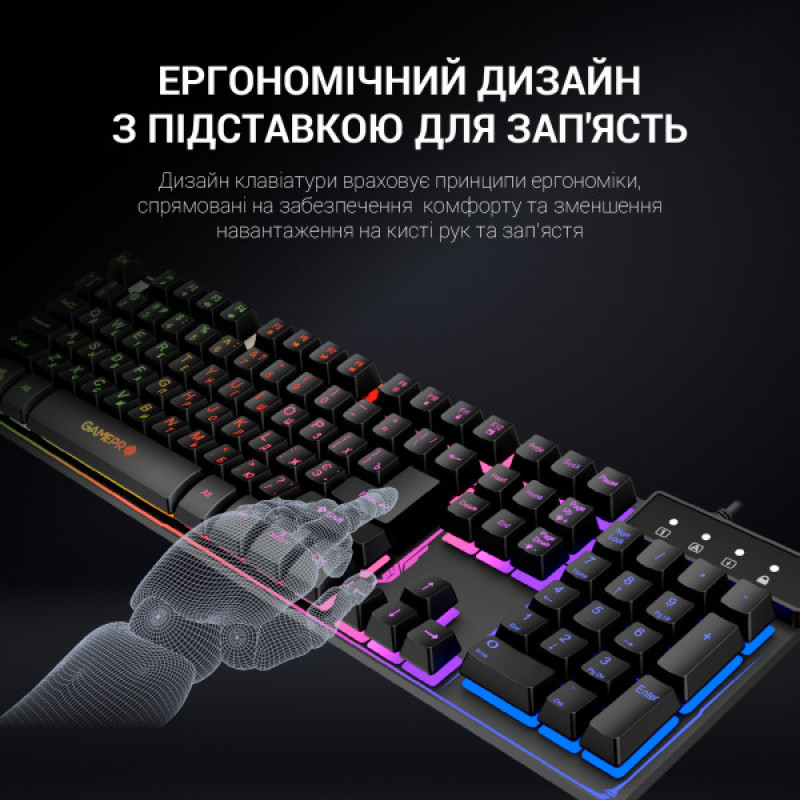 Проводная клавиатура GamePro Nitro+ (GK576)