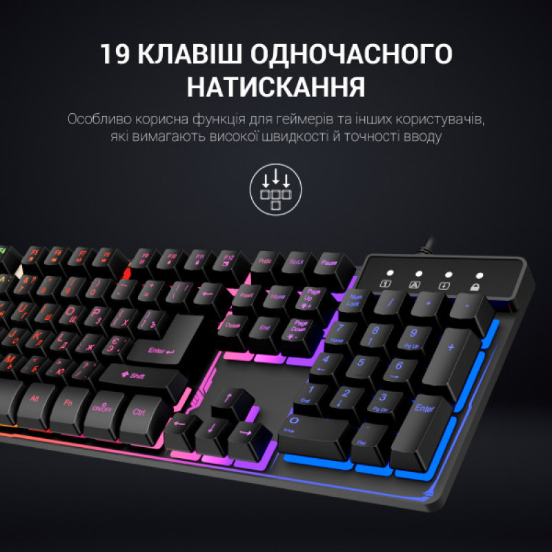 Проводная клавиатура GamePro Nitro+ (GK576)