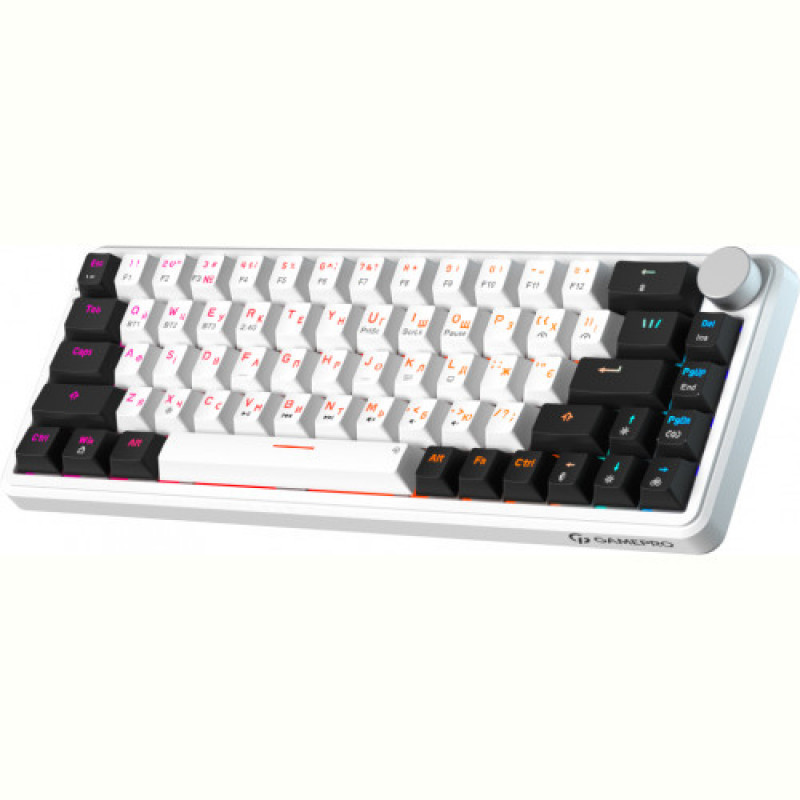Клавиатура беспроводная GamePro Asgard Valhalla MK210W Pro White