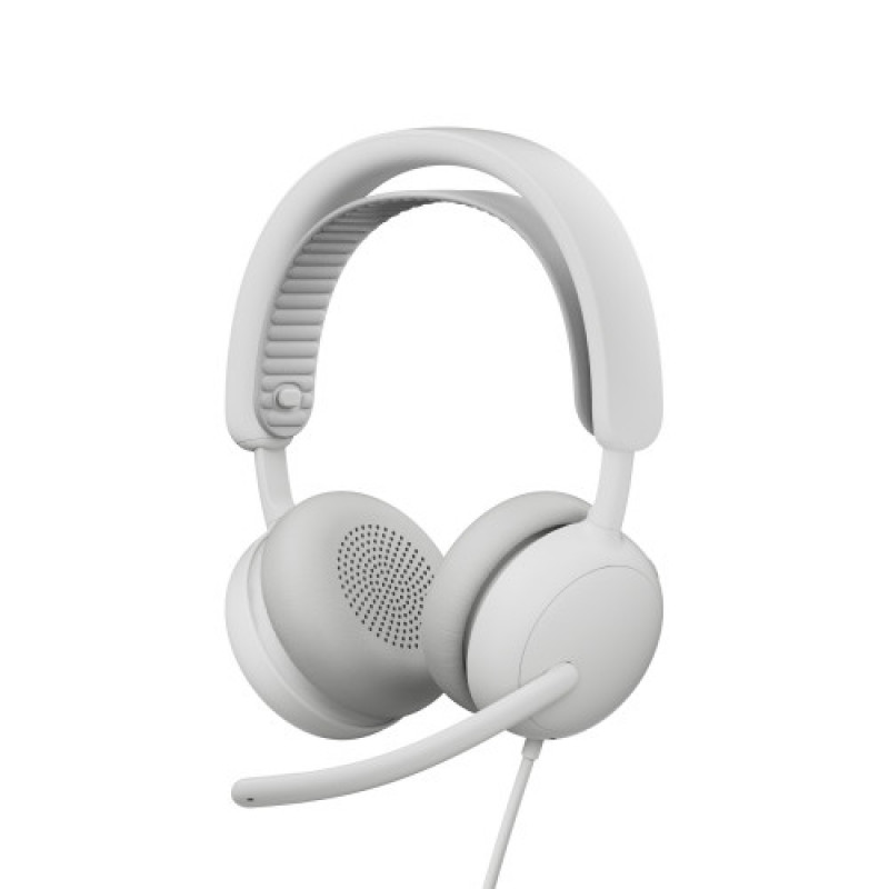 Гарнитура Logitech Zone Wired 2 USB Off-White (981-001621)