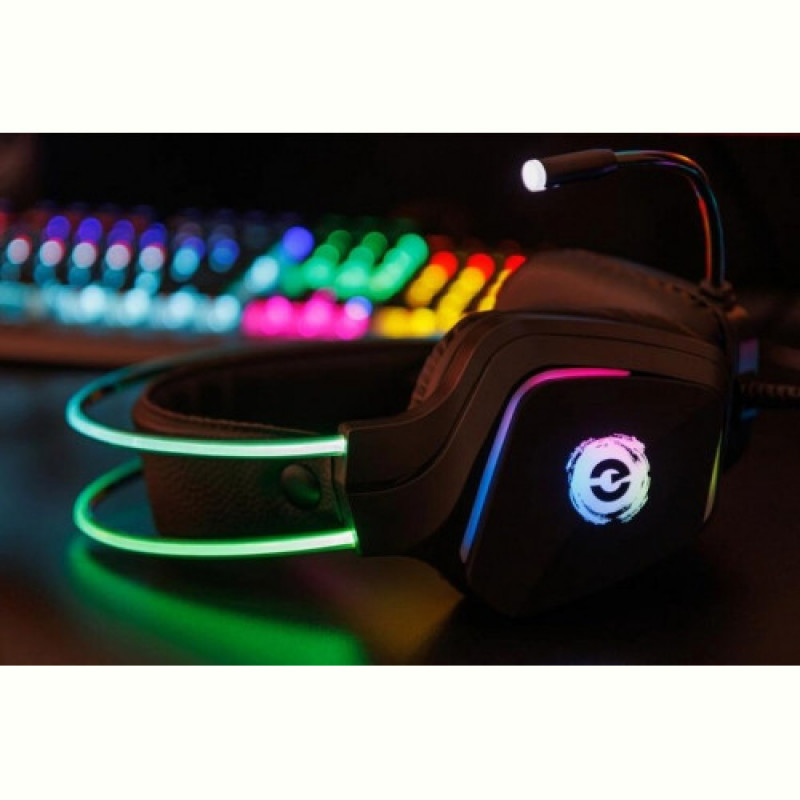 Гарнітура Canyon Darkless GH-9A Gaming 3.5 мм RGB Black (CND-SGHS9A)