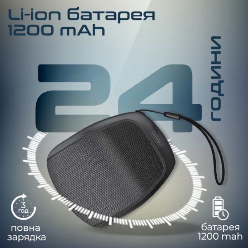 Акустична система Promate Mood 5W Black