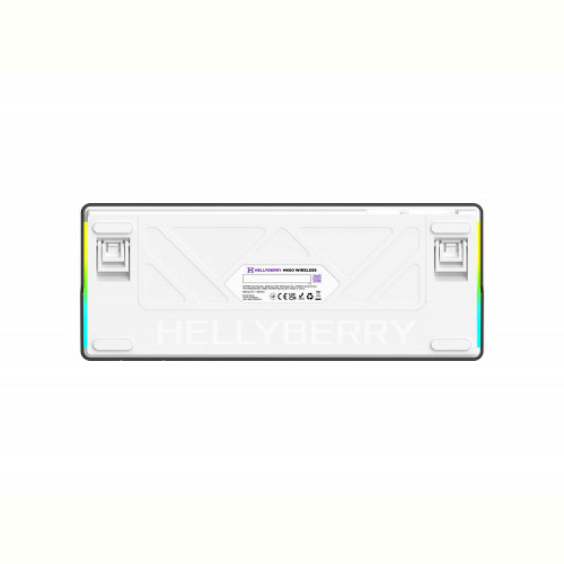 Клавіатура бездротова Hator Hellyberry HK60 Wireless White/Violet