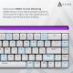 Клавіатура Ajazz NK68 Red Switch White USB-C (NK68-R-W)