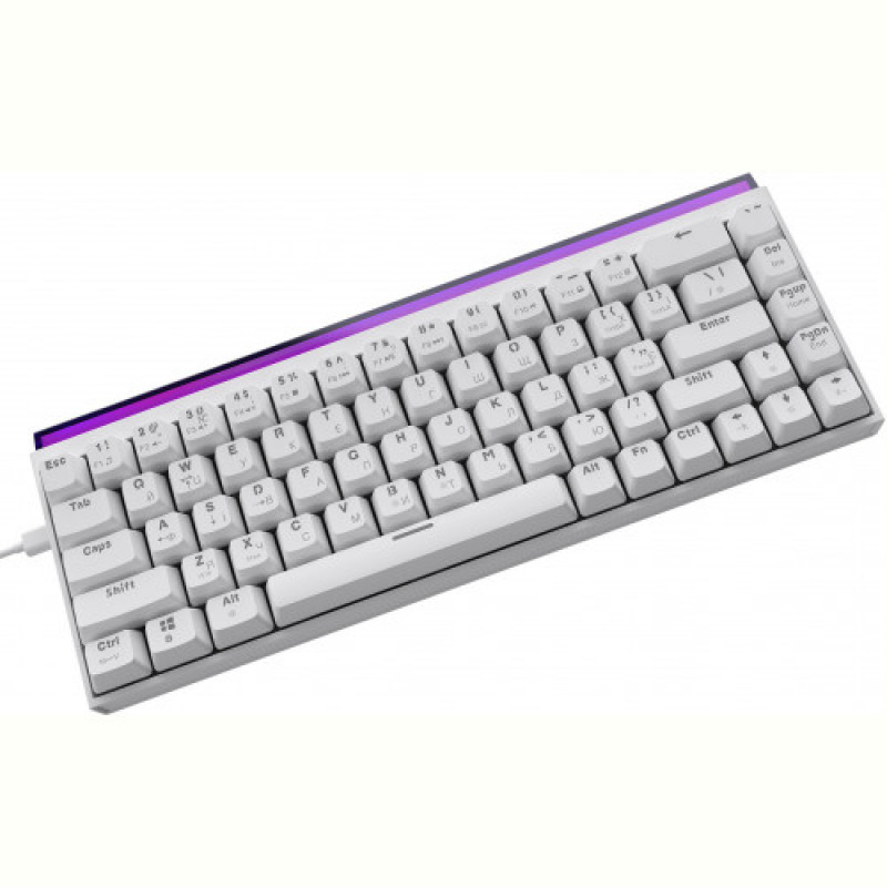 Клавіатура Ajazz NK68 Red Switch White USB-C (NK68-R-W)
