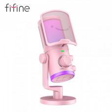 Мікрофон динамічний Fifine AM8PROTW USB/XLR White