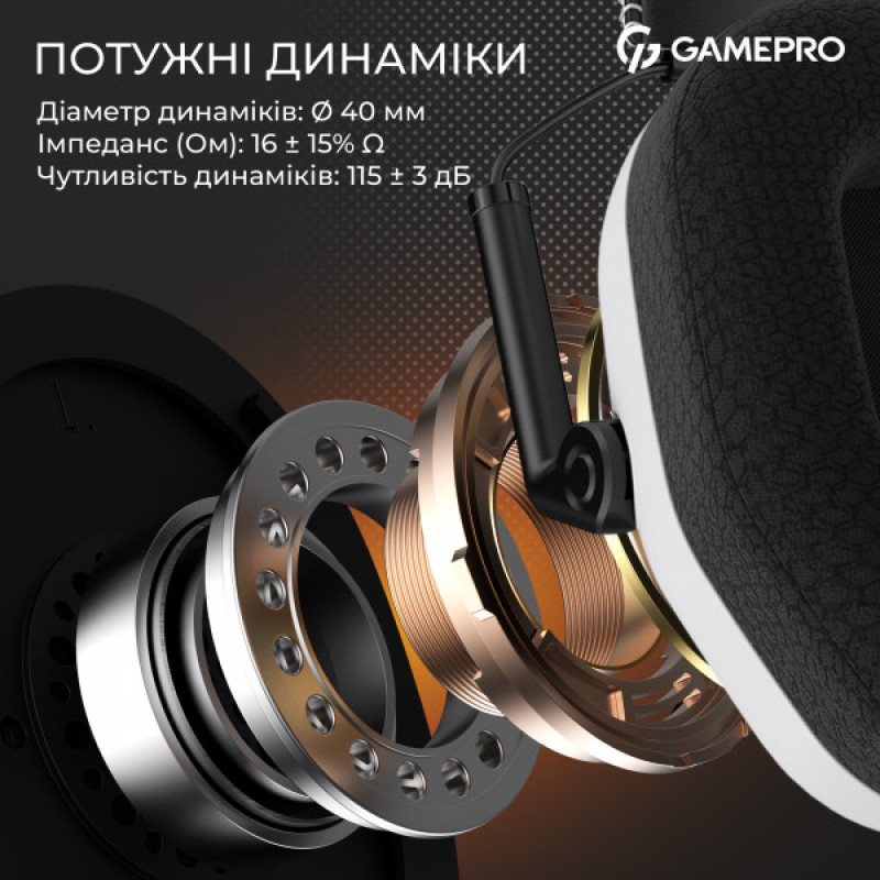 Беспроводная игровая гарнитура Gamepro Genesis Mercury Pro (HSW120W) 3-Mode