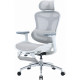 Кресло офисное с подставкой для ног Sihoo DORO C300L Mesh White with footrest (DORO-C300L-A3-102-JT)
