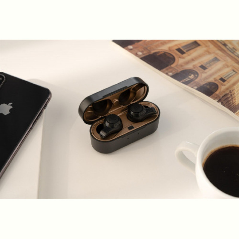 Bluetooth-гарнитура 2E Novem Pro Black (2E-EBTWNPBK)