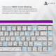 Клавіатура Ajazz NK68 Red Switch White USB-C (NK68-R-S-W)