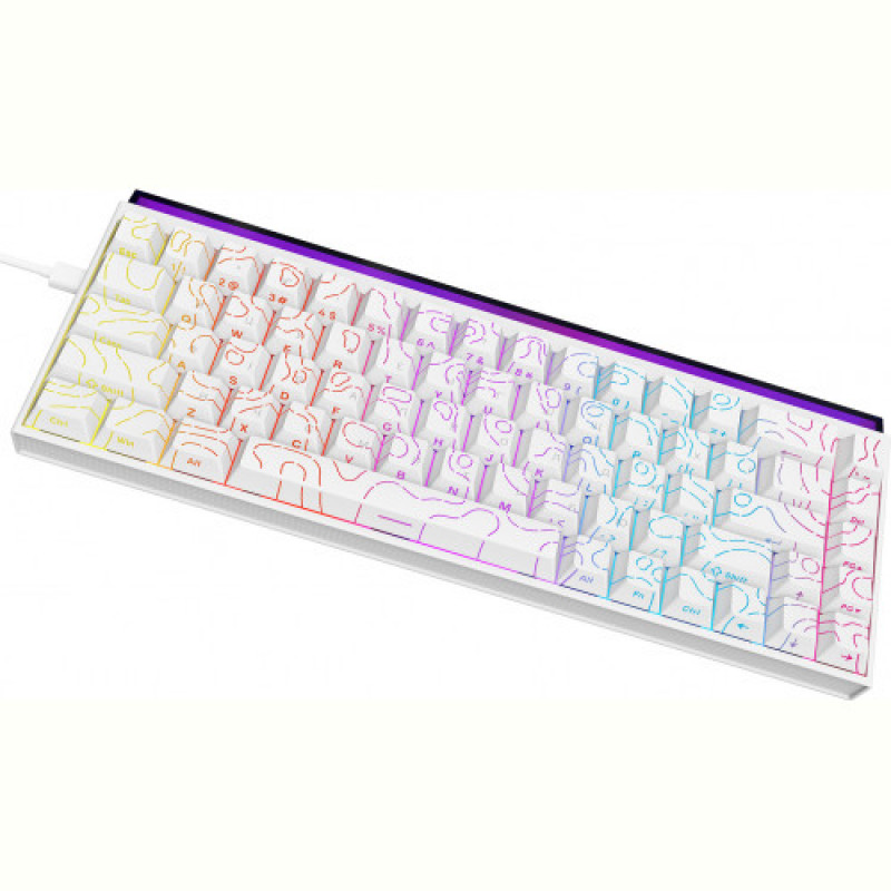 Клавіатура Ajazz NK68 Red Switch White USB-C (NK68-R-S-W)