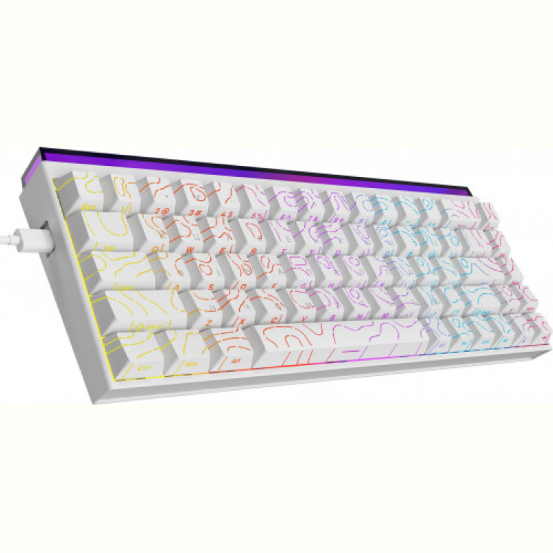 Клавіатура Ajazz NK68 Red Switch White USB-C (NK68-R-S-W)