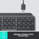 Клавіатура бездротова Logitech MX Keys Advanced for Business Wireless Illuminated UA Graphite (920-010251)