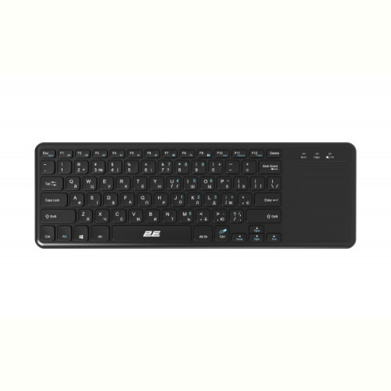 Клавіатура бездротова 2E KT100 WL Ukr Black (2E-KT100WB_UA)