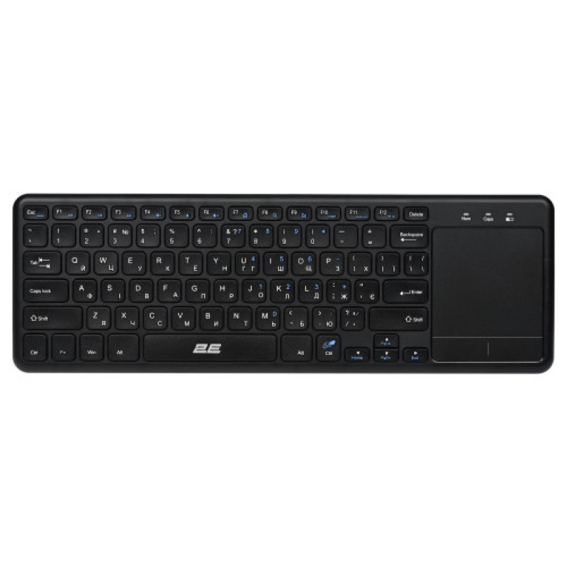 Клавіатура бездротова 2E KT100 WL Ukr Black (2E-KT100WB_UA)