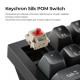 Клавиатура беспроводная Keychron Q1 Ultra Keychron Red Switch Black RGB (Q1U-M1-UA)