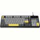 Клавиатура Ajazz AF98 Black USB-C Black Gray Yellow (AF98-BGY)