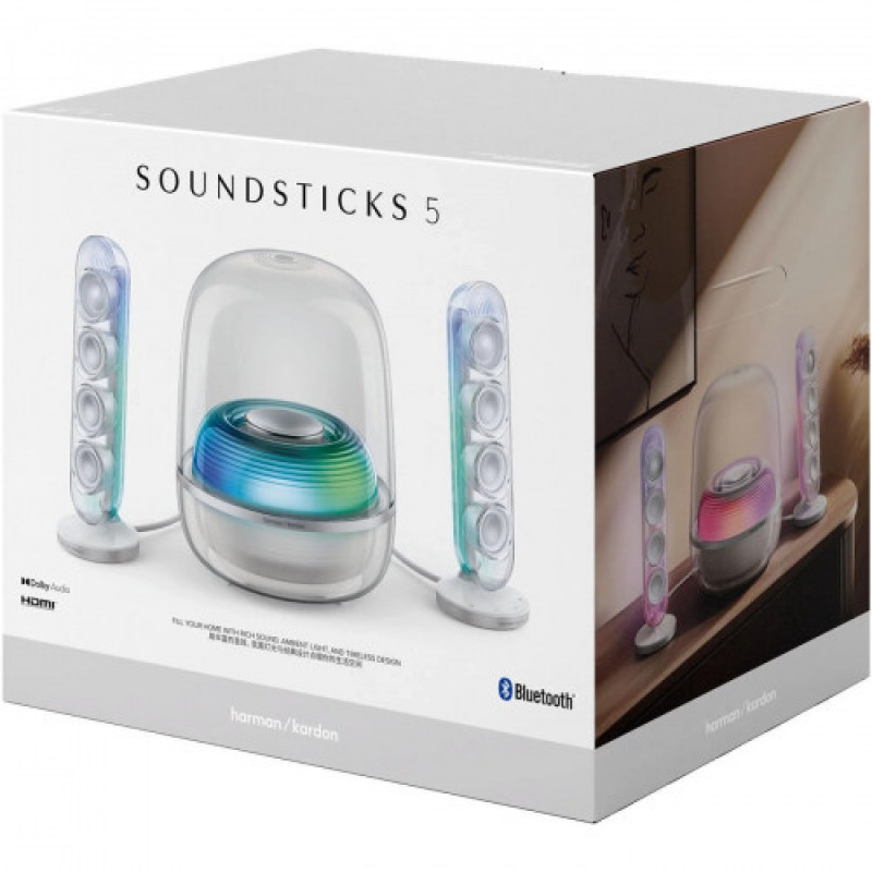 Акустическая система Harman/Kardon SoundSticks 5 White (HKSOUNDSTK5WEP)