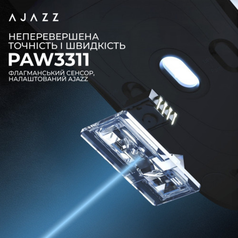 Мышь беспроводная Ajazz AJ139 V2 Red (AJ139-V2-MC-R)
