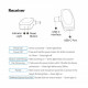 Микрофон Vention USB Type-C 2-Pack Wireless Lavalier Black (NCBB0)