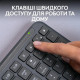 Клавiатура бездротова Logitech Signature Slim K950 US Graphite USB (920-012465)