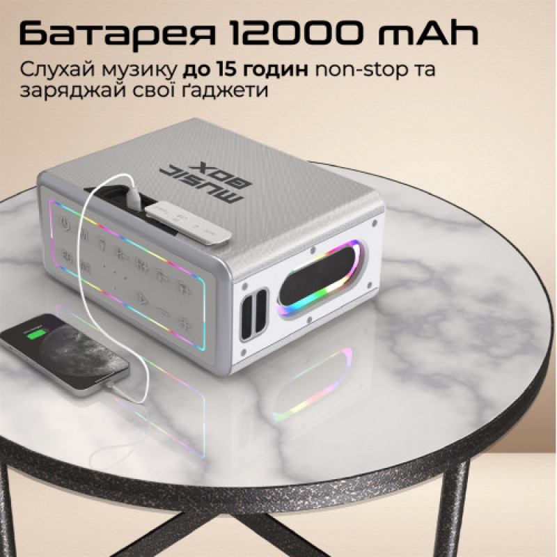 Акустическая система HiFuture MusicBox 100W Silver (musicbox.silver)