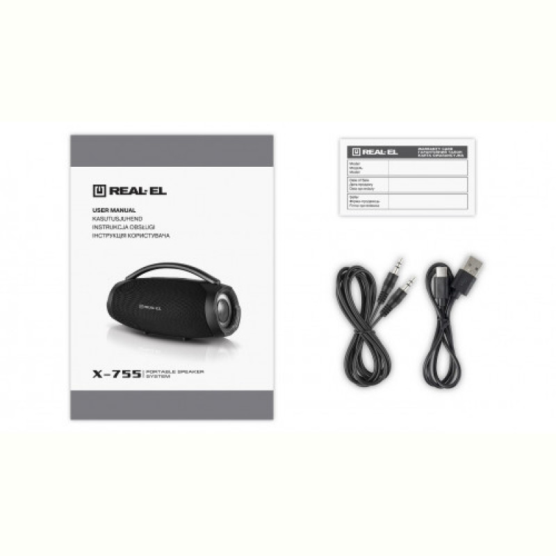Акустическая система REAL-EL X-755 Black