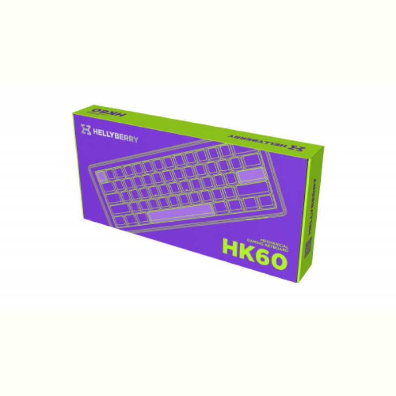 Клавиатура Hator Hellyberry HK60 White/Violet